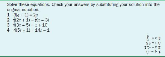 Linear Equations Revision World Linear Equations Revision World